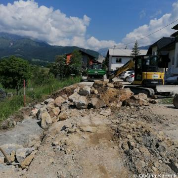 Obnova vodovoda in cestišča v naselju Zduša (1)